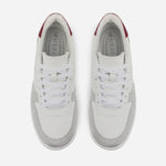 Tenis Sneakers fiora de cuero carnaza para mujer - Blanco