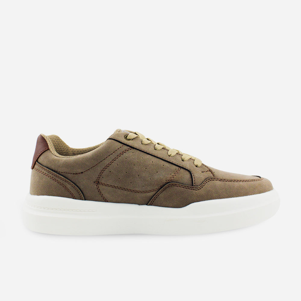 Tenis Sneakers flor   de sintético para hombre - Café