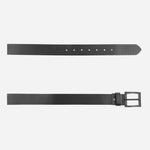 Correa ben de cuero para hombre - Negro