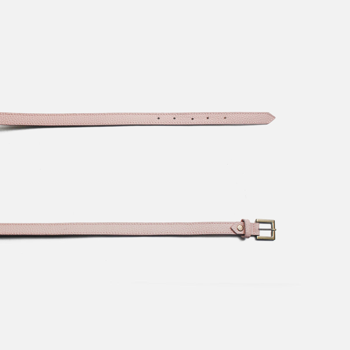 Correa tania de cuero para mujer - Rosado
