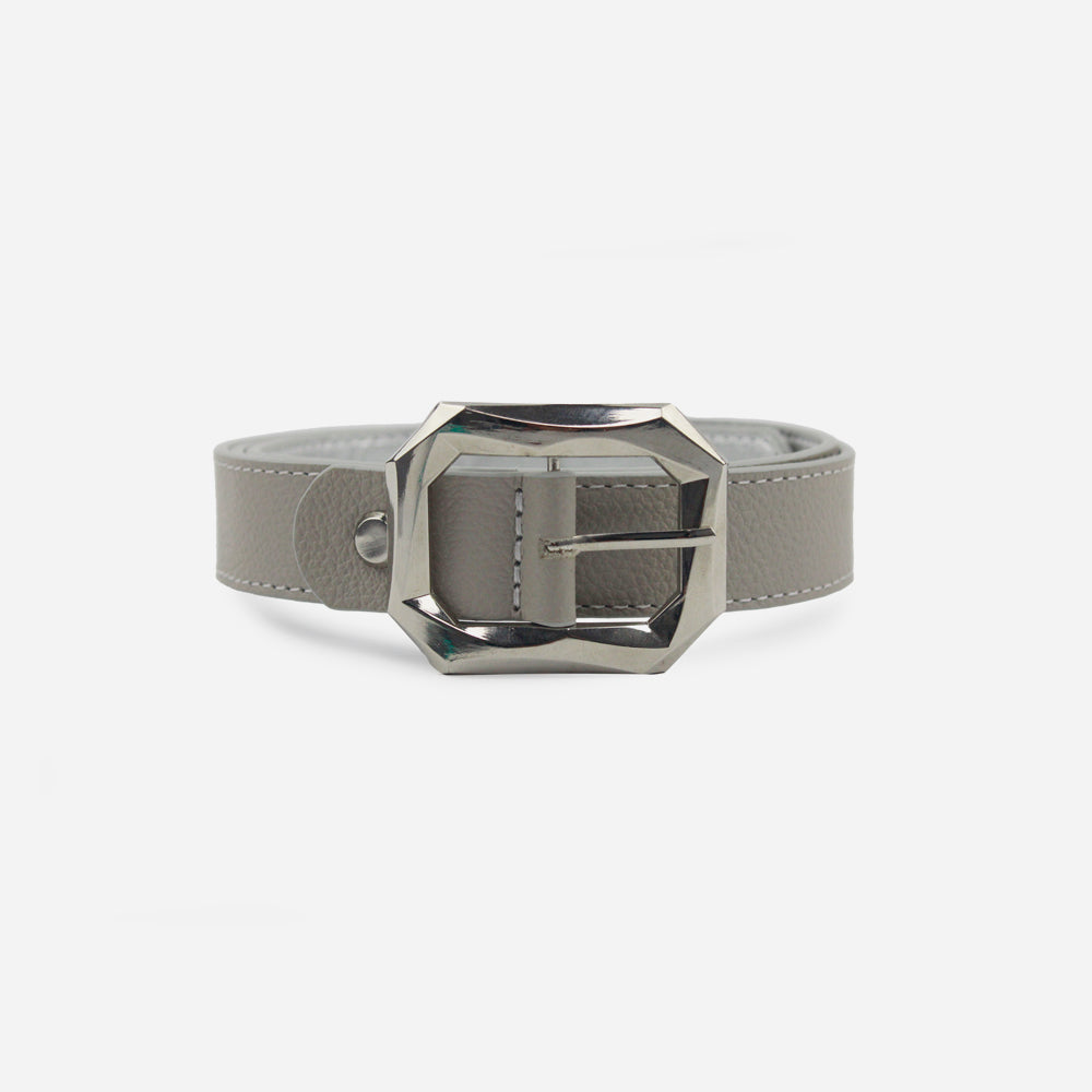 Correa lili de cuero para mujer - Gris