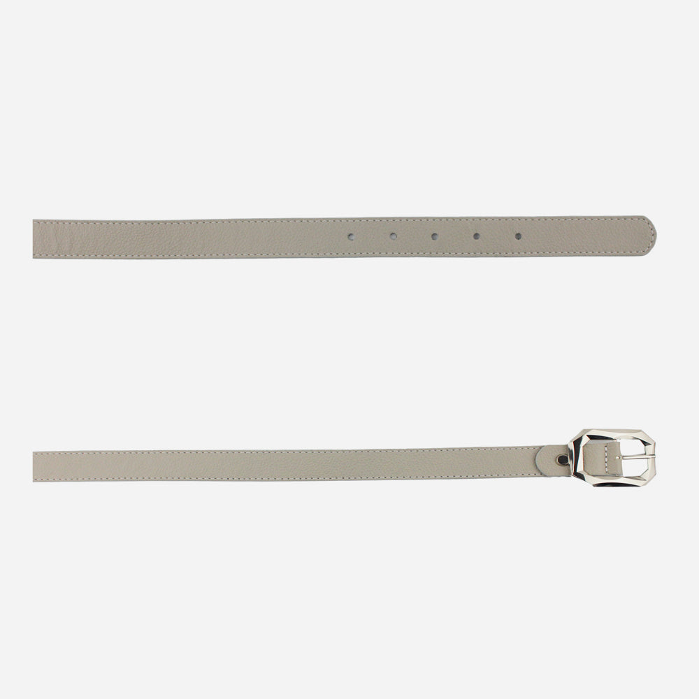 Correa lili de cuero para mujer - Gris