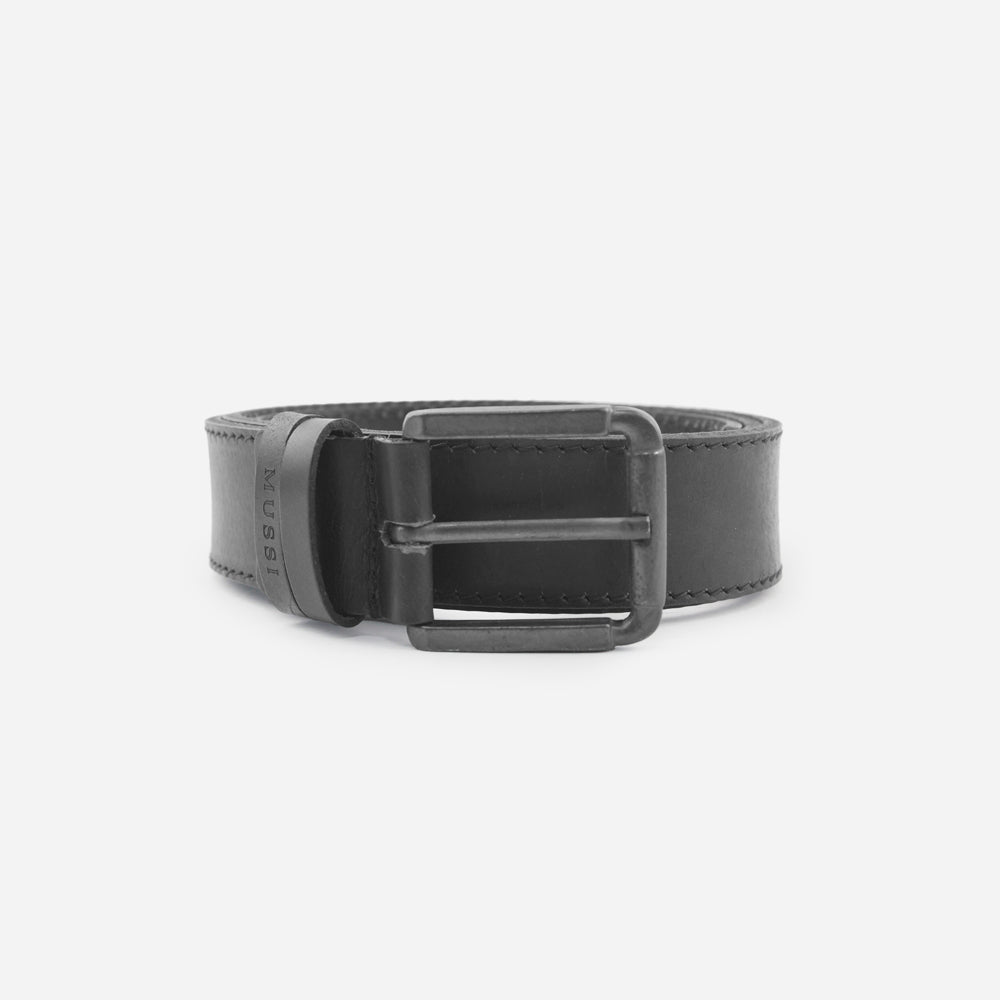 Correa owen de cuero para hombre - Negro
