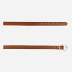 Correa violeta de cuero para mujer - Miel