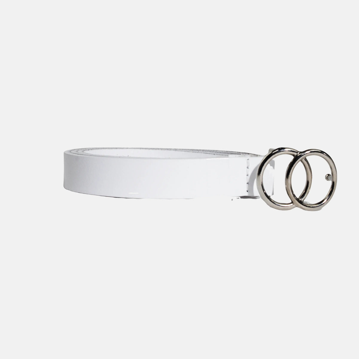 Correa bernie de cuero para mujer - Blanco