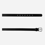 Correa atena de cuero para mujer - Negro