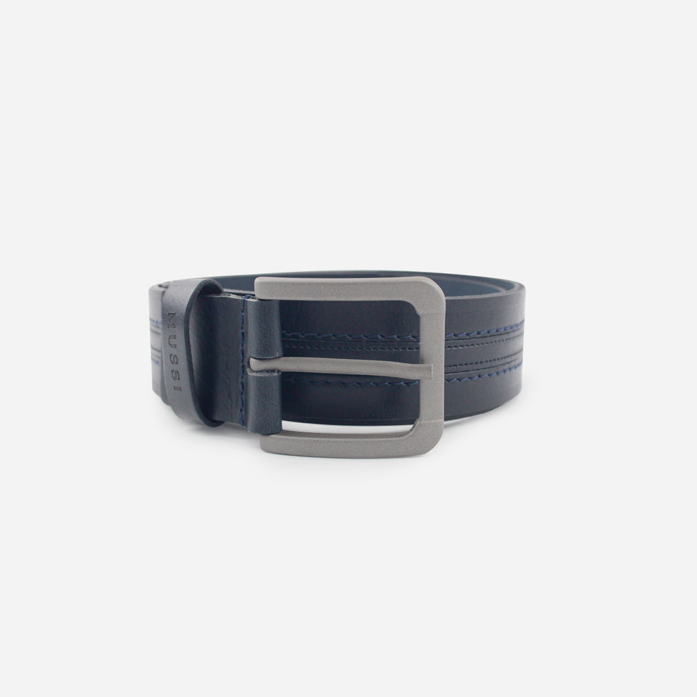 Correa sam de cuero para hombre - Azul