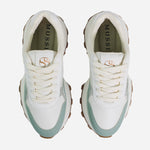 Tenis con plataforma shera de textil para mujer - Verde