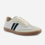 Tenis Sneakers lila  de cuero para mujer - Hueso