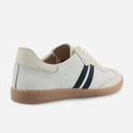 Tenis Sneakers lila  de cuero para mujer - Hueso