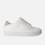 Tenis nina de cuero para mujer - Oro