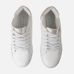 Tenis nina de cuero para mujer - Oro