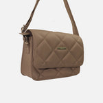 Bolso manos libres elani de sintético para mujer - Almendra