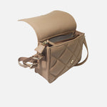 Bolso manos libres elani de sintético para mujer - Almendra