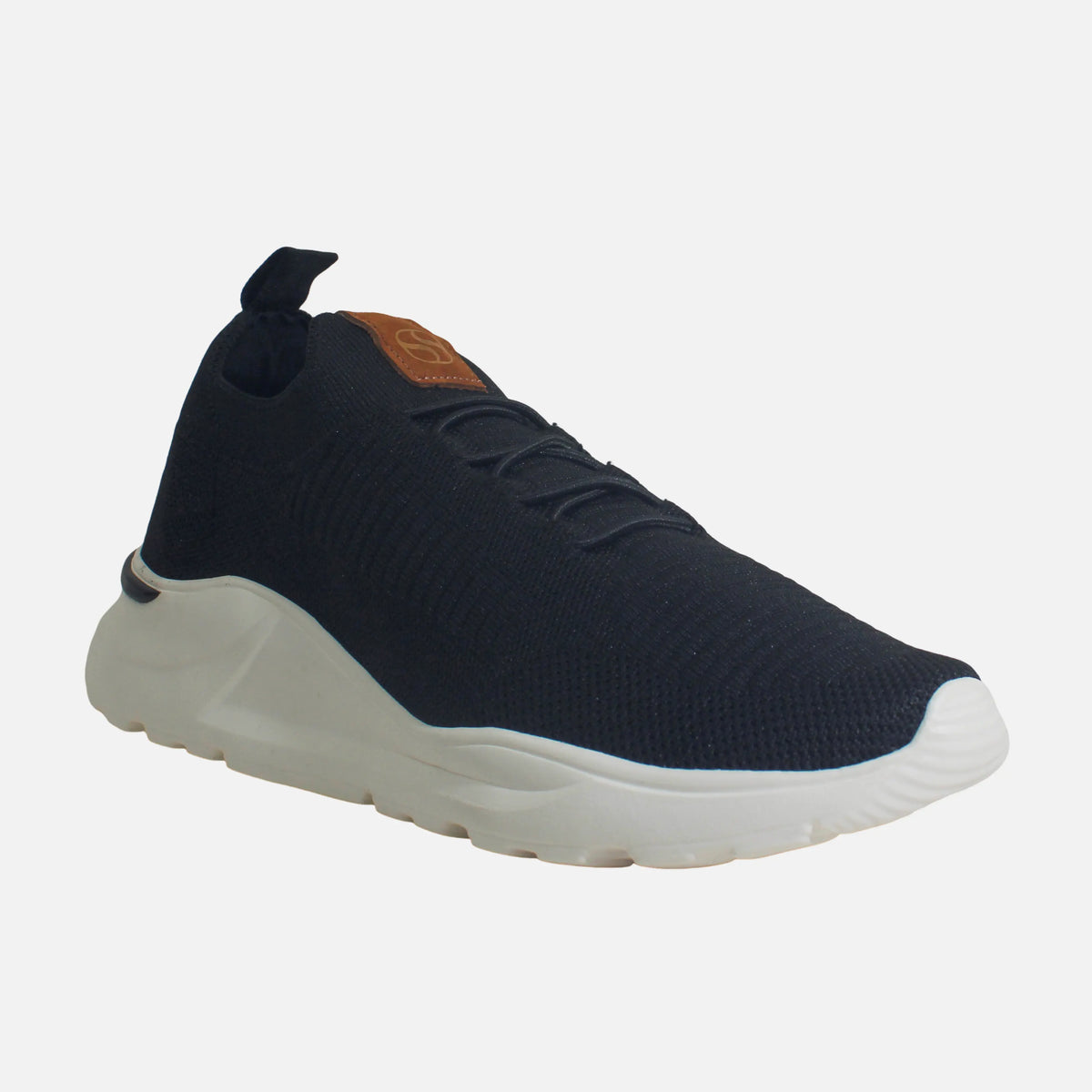 Tenis vittorio de textil para hombre - Negro