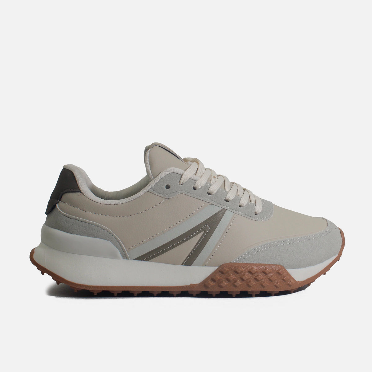 Tenis enzo de sintético para hombre - Gris