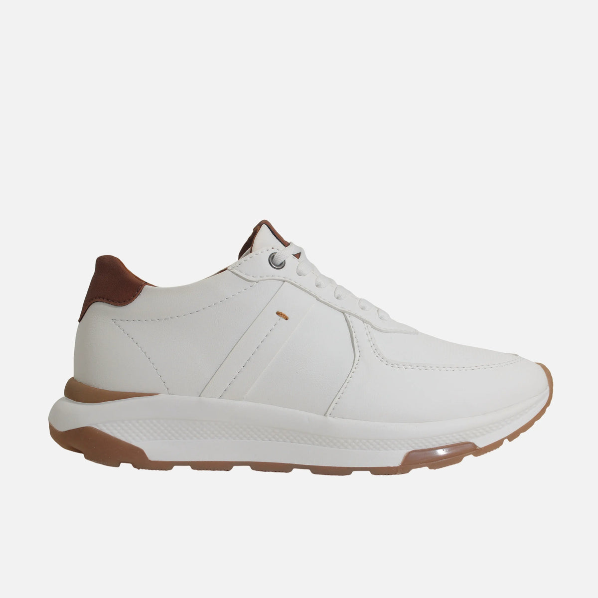 Tenis con plataforma ribot de sintético para hombre - Hueso