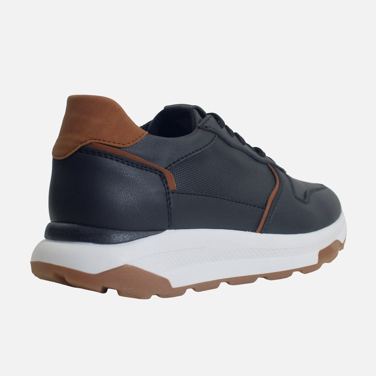 Tenis con plataforma hector de sintético para hombre - Negro