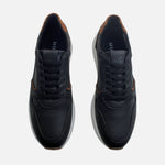 Tenis con plataforma hector de sintético para hombre - Negro