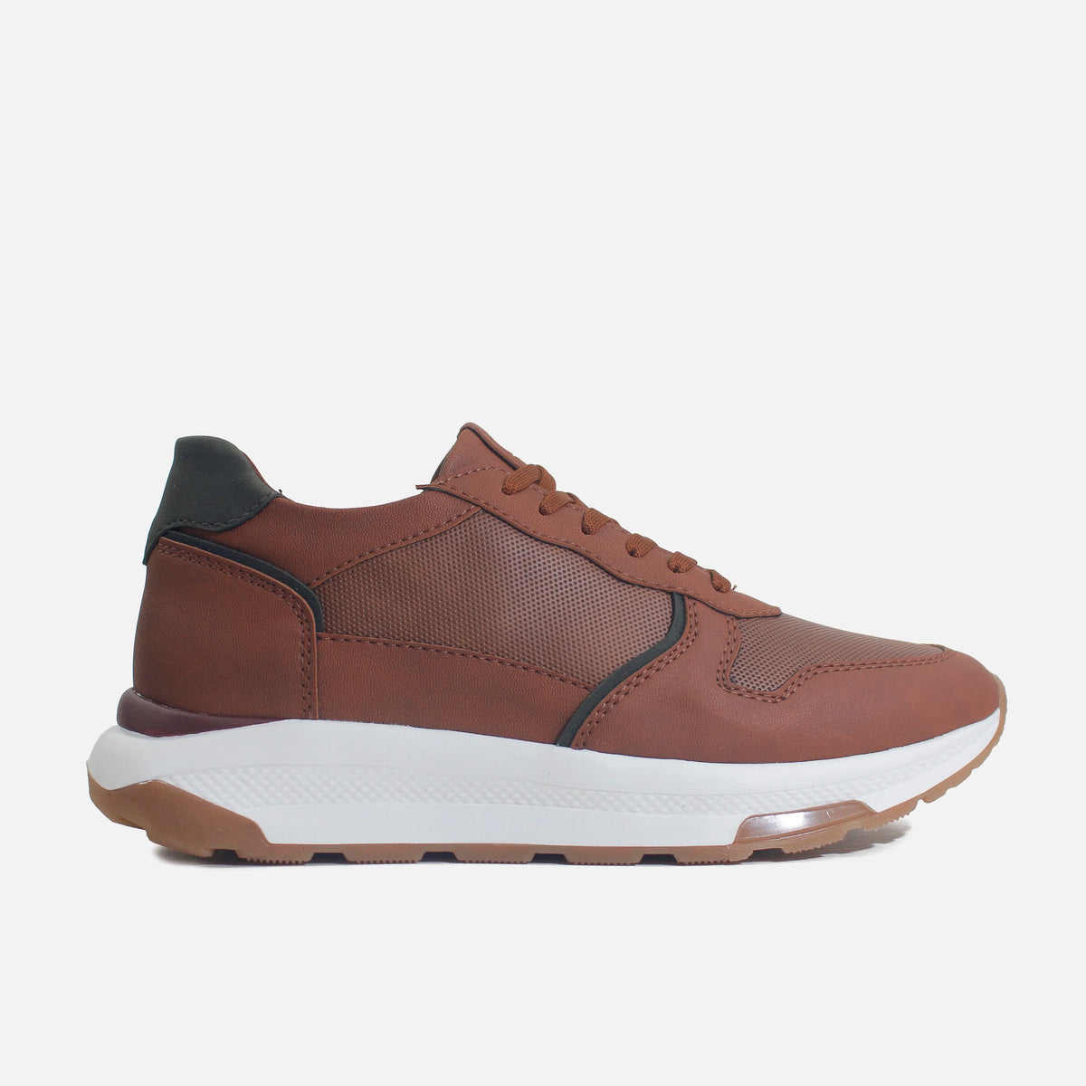 Tenis con plataforma hector de sintético para hombre - Miel