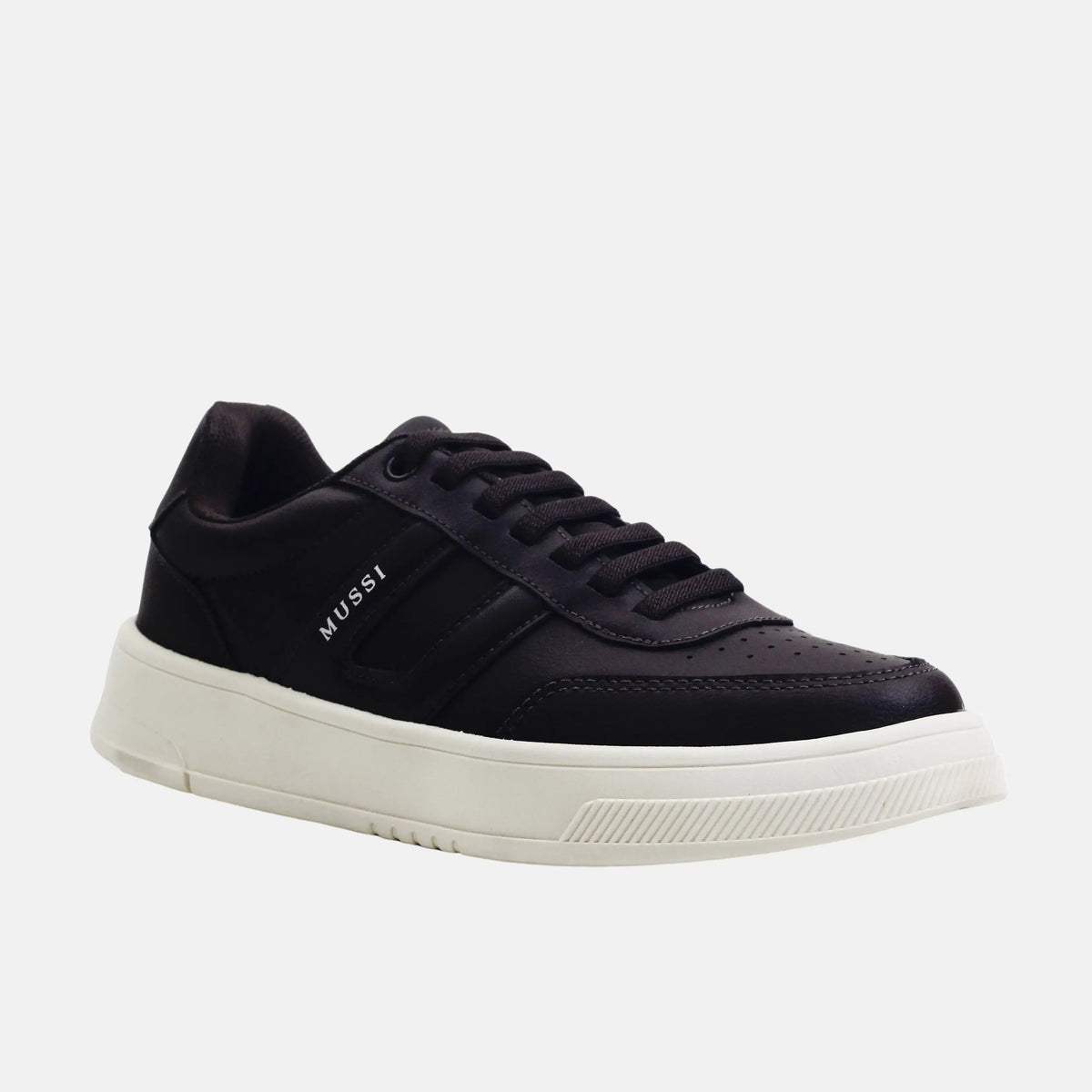 Tenis iman de sintético para hombre - Café