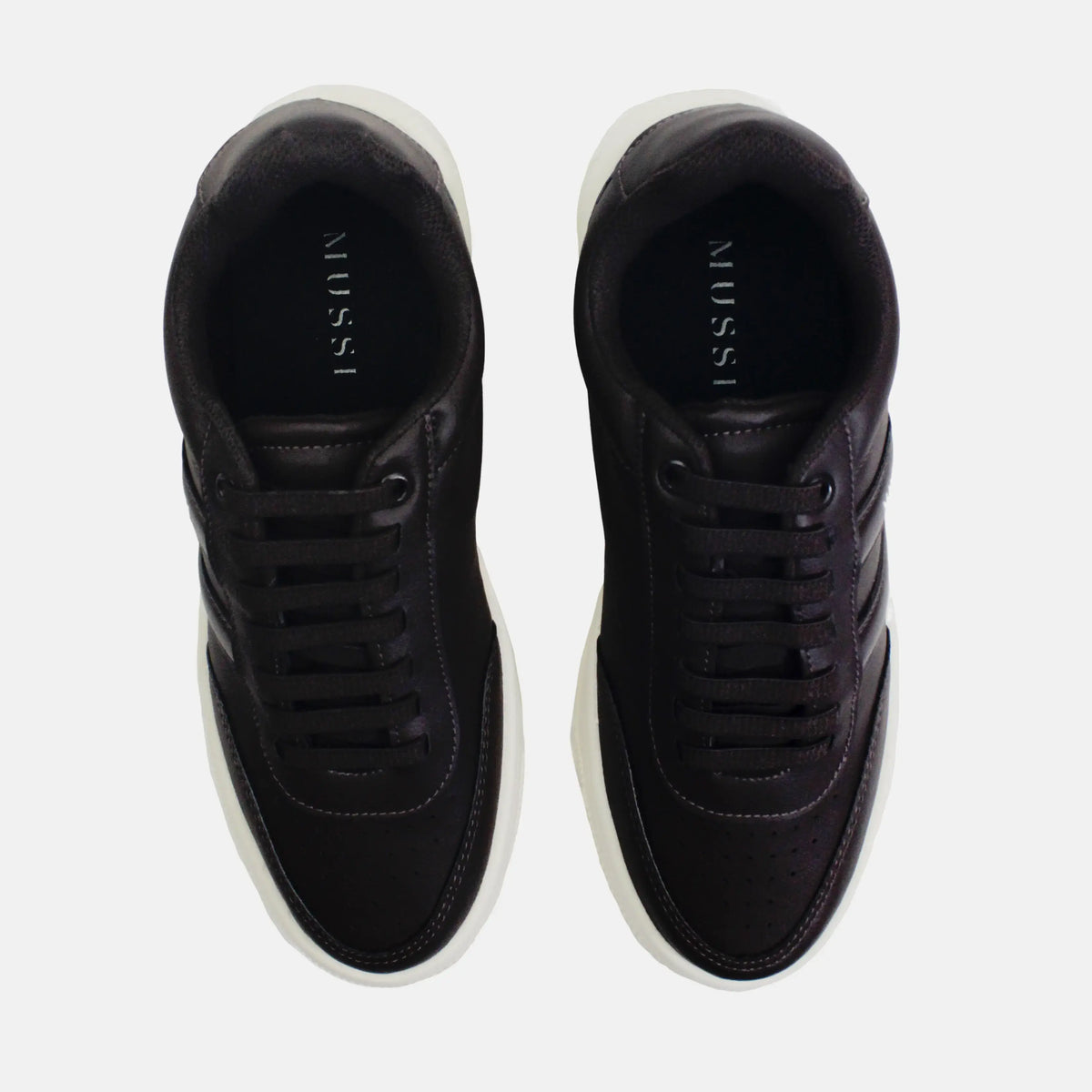 Tenis iman de sintético para hombre - Café