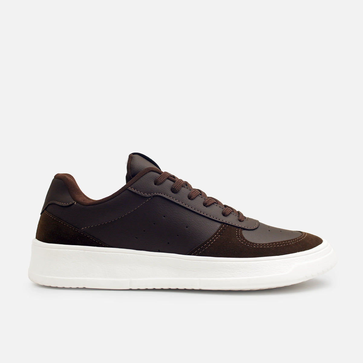 Tenis franco de textil para hombre - Café