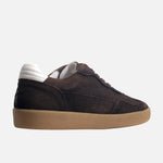 Tenis yanel de cuero para hombre - Café