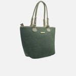 Cartera serena de sintético para mujer - Verde