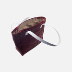 Cartera marena de sintético para mujer - Vino