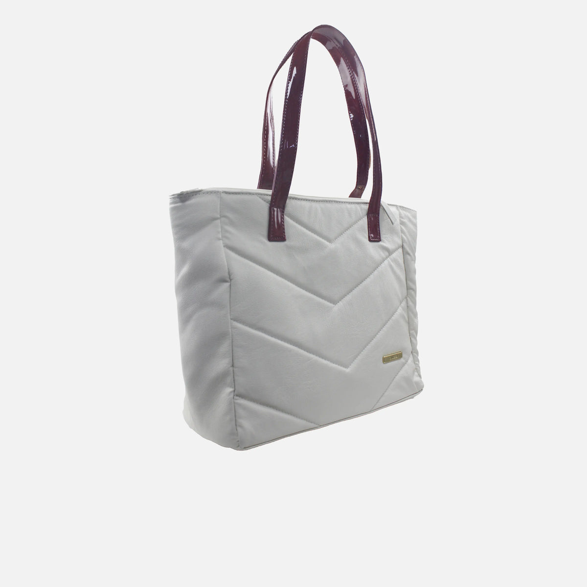 Cartera marena de sintético para mujer - Hueso