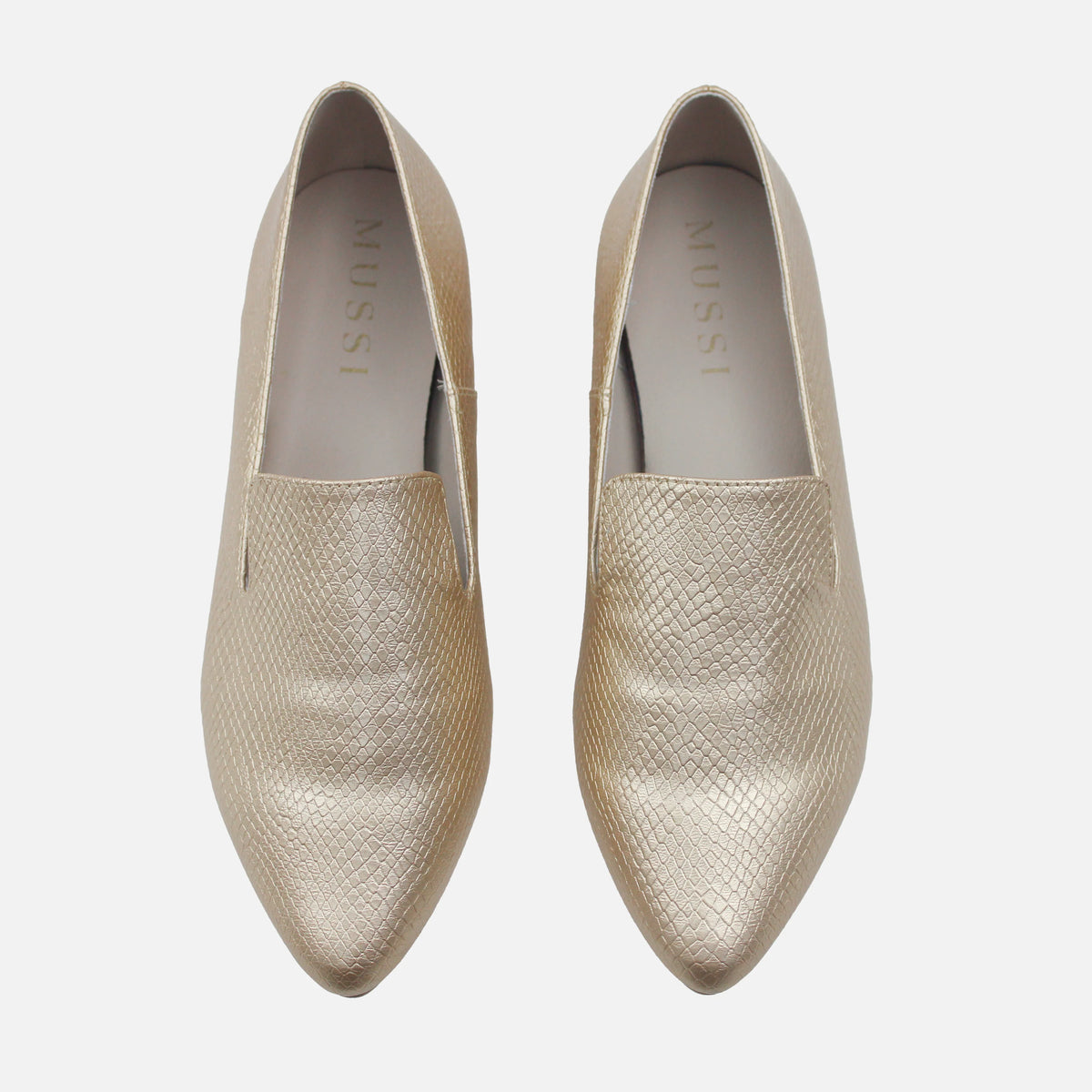 Mocasin sleeper animith de sintético para mujer - Oro
