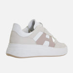 Tenis juniper de cuero para mujer - Beige