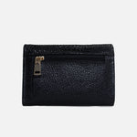 Billetera isela de cuero para mujer - Negro