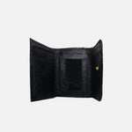 Billetera isela de cuero para mujer - Negro