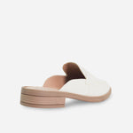 Zueco plano thea de sintético para mujer - Hueso