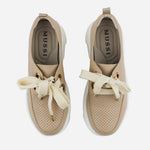 Oxford jazmin de cuero para mujer - Oro