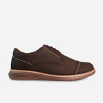 Tenis Oxfords odin de cuero para hombre - Café