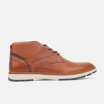 Botin plano joshua de cuero para hombre - Brandy