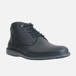 Botin plano russel de sintético para hombre - Negro