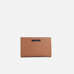 Billetera nev de cuero para mujer - Miel