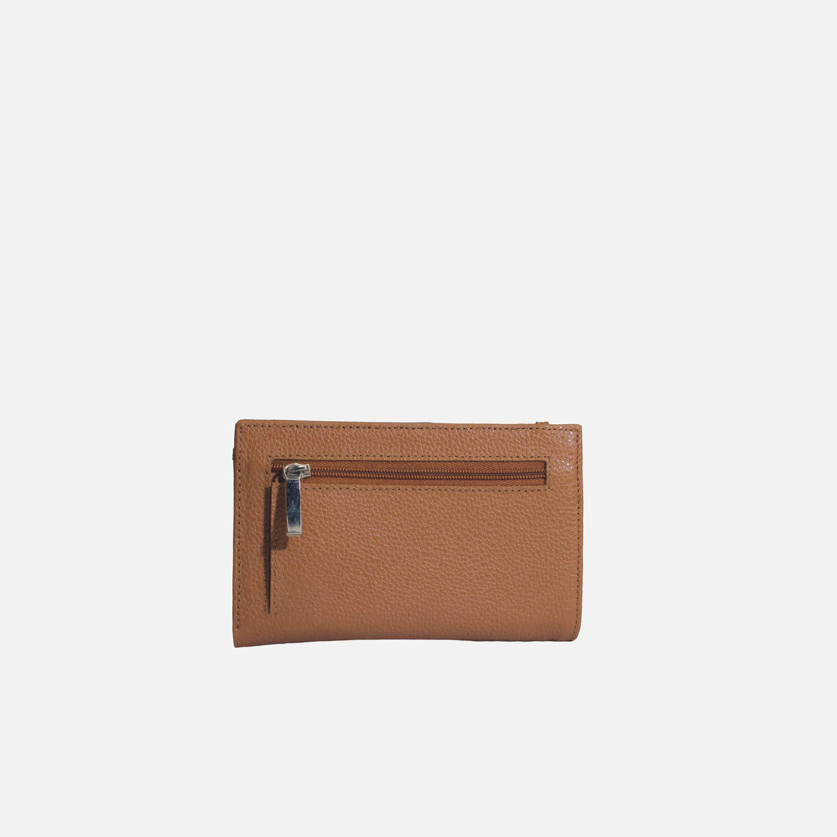 Billetera nev de cuero para mujer - Miel
