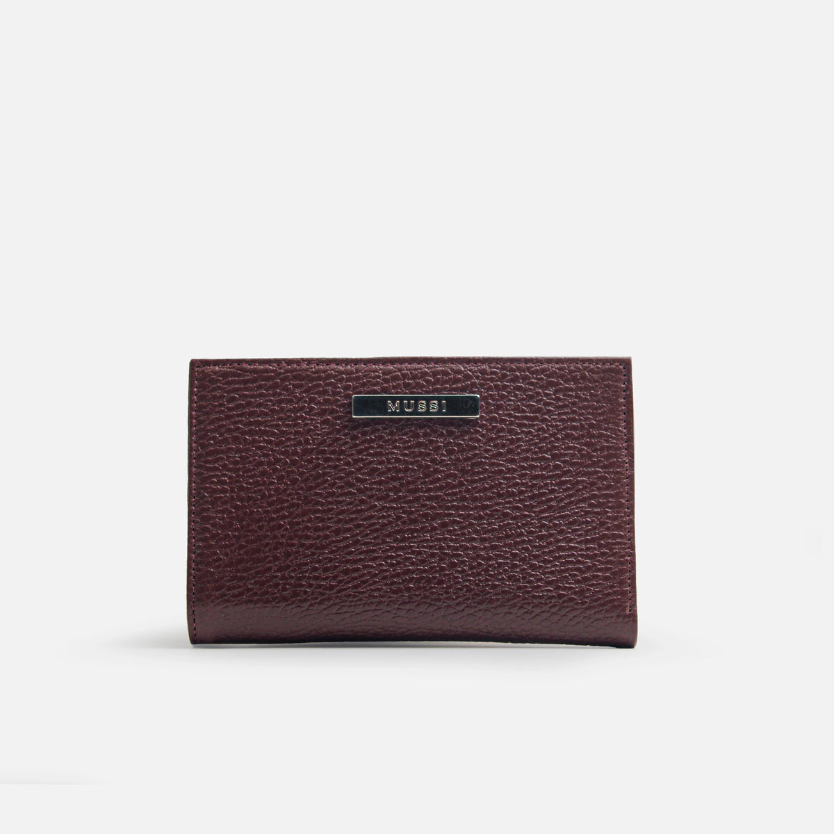 Billetera nev de cuero para mujer - Vino