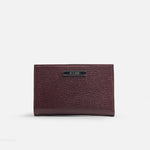 Billetera nev de cuero para mujer - Vino