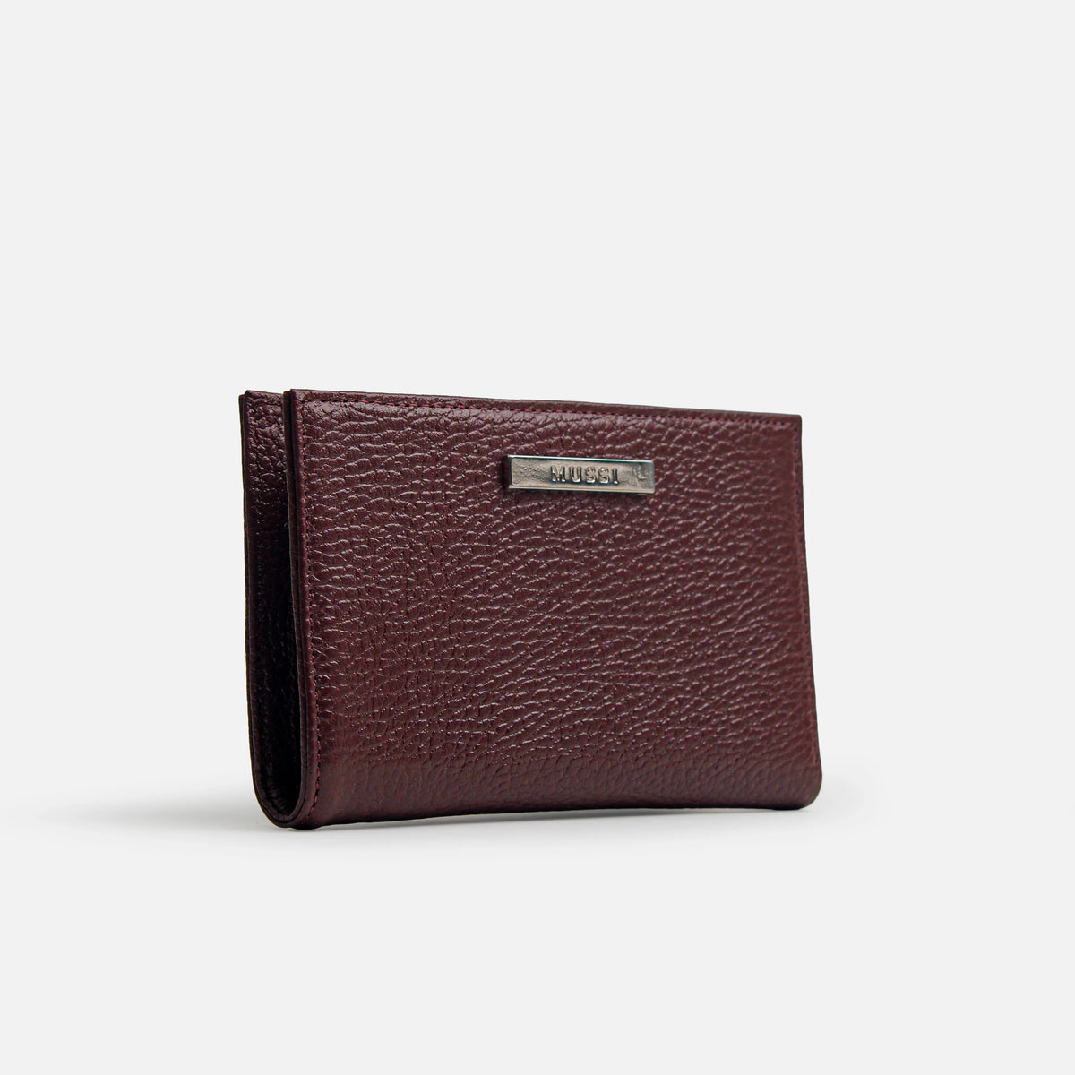 Billetera nev de cuero para mujer - Vino