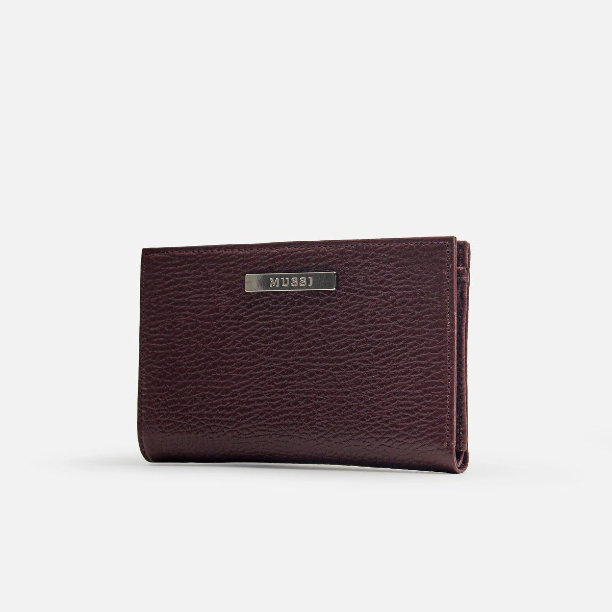 Billetera nev de cuero para mujer - Vino