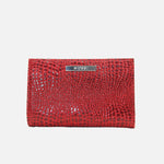 Billetera nev de cuero para mujer - Rojo