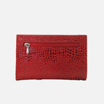 Billetera nev de cuero para mujer - Rojo