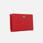 Billetera nev de cuero para mujer - Amarillo