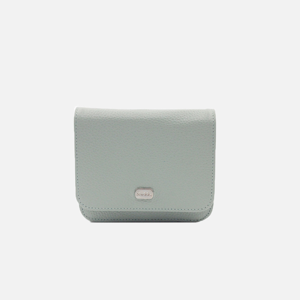 Billetera sira de cuero para mujer - Menta